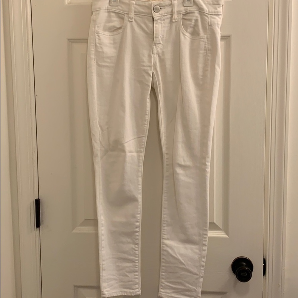 White Skinny Jeans- American Eagle